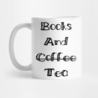 Books and coffee tea Mug